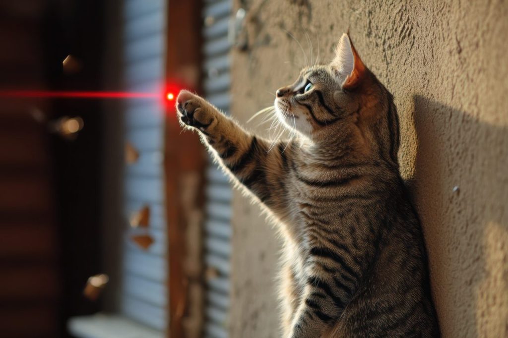 Laser pour chat dangereux : jouer sans frustrer votre Norvégien